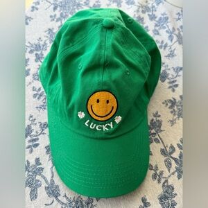 Green Smiley Face Hat